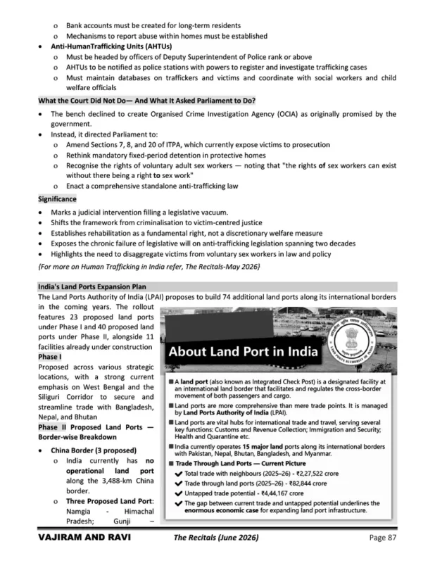 Vajiram and Ravi Current Affairs sample page 6