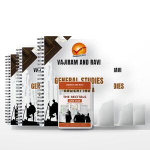 Vajiram and Ravi UPSC 2026 Combo | GS Notes 27 Booklets + The Recitals Jun-Aug 2026 | English Medium