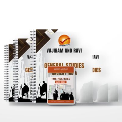 Vajiram and Ravi UPSC 2026 Combo | GS Notes 27 Booklets + The Recitals Jun-Aug 2026 | English Medium
