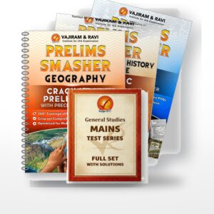 Vajiram and Ravi UPSC Mains Combo 2026 | Mains Smasher GS Notes + Mains Test Series | English Medium