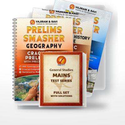 Vajiram and Ravi UPSC Mains Combo 2026 | Mains Smasher GS Notes + Mains Test Series | English Medium