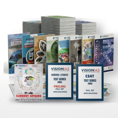 Vision IAS UPSC 2026-27 Complete Prelims + Mains GS Combo | GS Notes + 6 Months Current Affairs + Prelims Tests + CSAT | English Medium