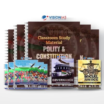 Vision IAS UPSC Mains GS Paper 2 Combo | Polity, Governance, Social Justice, International Relations | English Medium