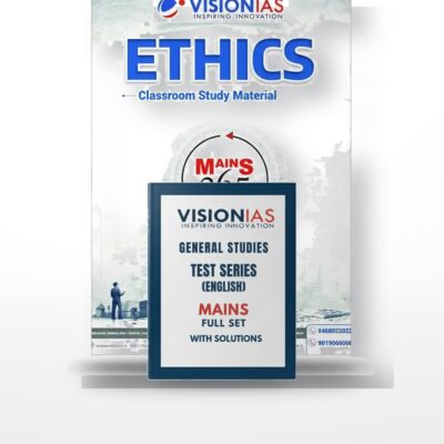 Vision IAS UPSC Mains Sprint Combo | Mains 365 Complete Set + Mains Test Series | English Medium