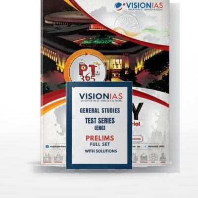Vision IAS UPSC Repeater Combo | PT 365 Complete Set + Prelims Test Series | English Medium | No GS Notes