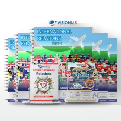 Vision IAS International Relations Complete Combo | Static Notes + PT 365 + Mains 365 | English Medium