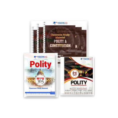 Vision IAS Polity and Governance Complete Combo | Static Notes + PT 365 + Mains 365 | English Medium