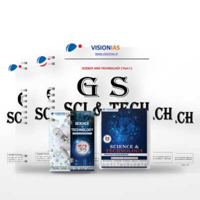 Vision IAS Science and Technology Complete Combo | Static Notes + PT 365 + Mains 365 | English Medium