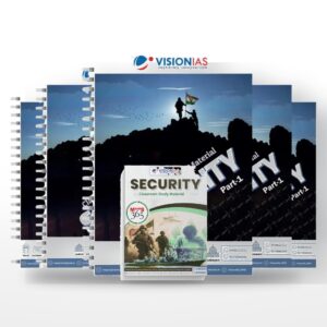 Vision IAS Internal Security Complete Combo | Static Notes + Mains 365 | English Medium