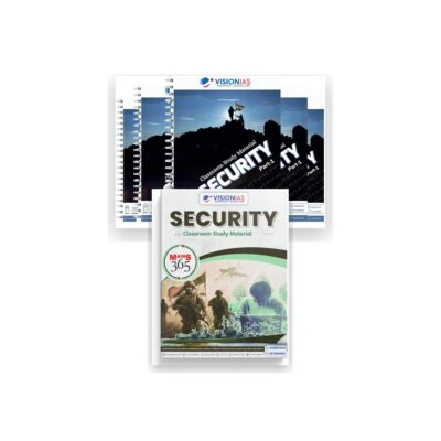 Vision IAS Internal Security Complete Combo | Static Notes + Mains 365 | English Medium