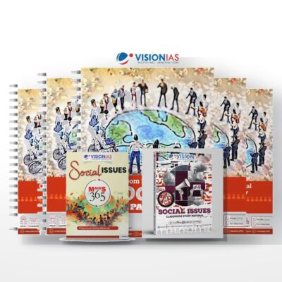 Vision IAS Society and Social Issues Complete Combo | Static Notes + PT 365 + Mains 365 | English Medium